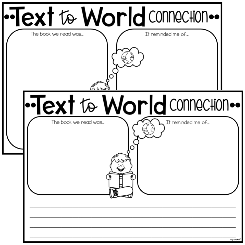 text to world connection examples for kids