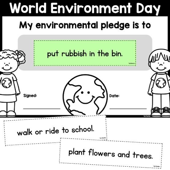 World Environment Day My Environmental Pledge Certificate Top Teacher World Environment Day My Environmental Pledge Certificate Top Teacher